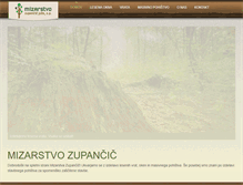 Tablet Screenshot of mizarstvo-zupancic.si